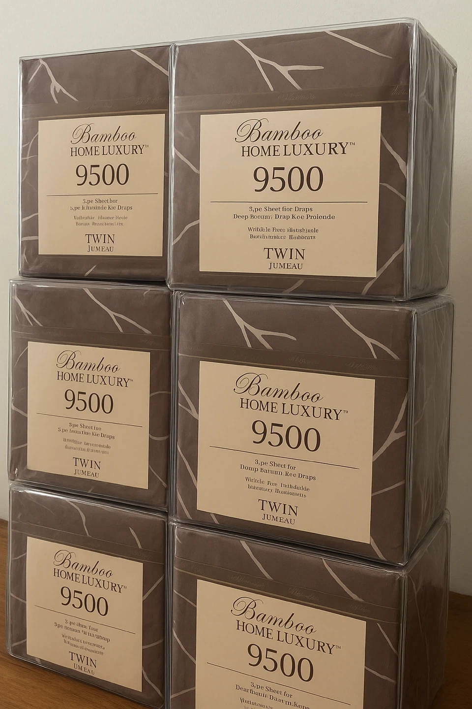 Bamboo Home Luxury 9500 Twin - 3pc Sheet Set