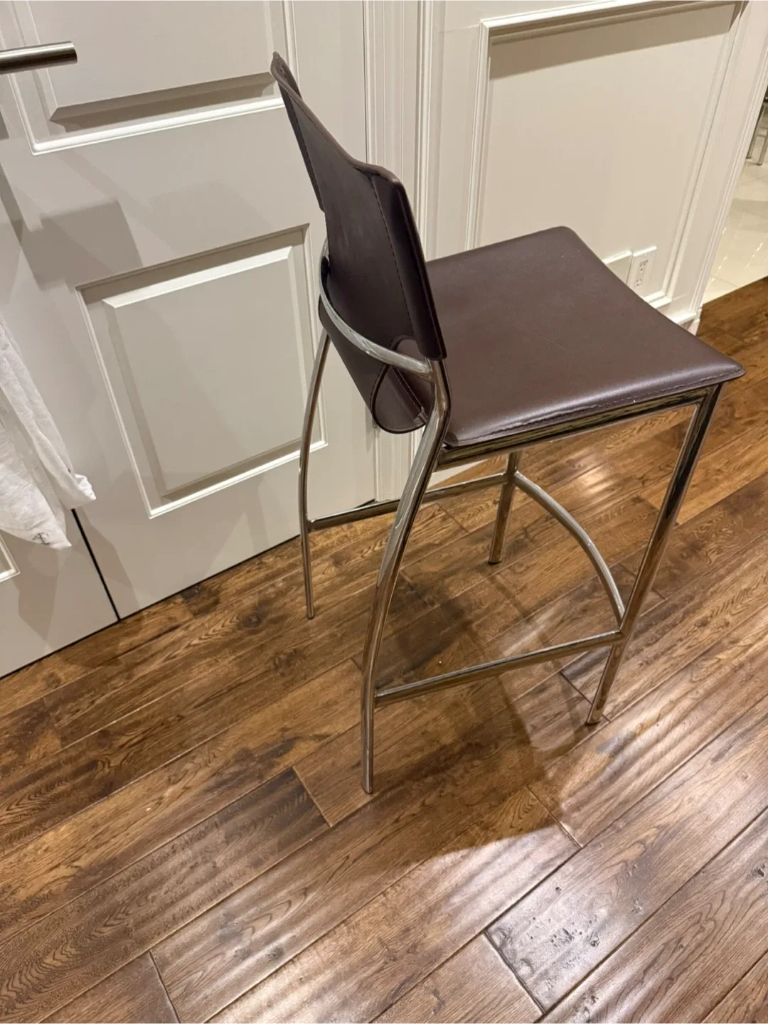 Lisbon Brown Leather Bar Stool image indicator(2)