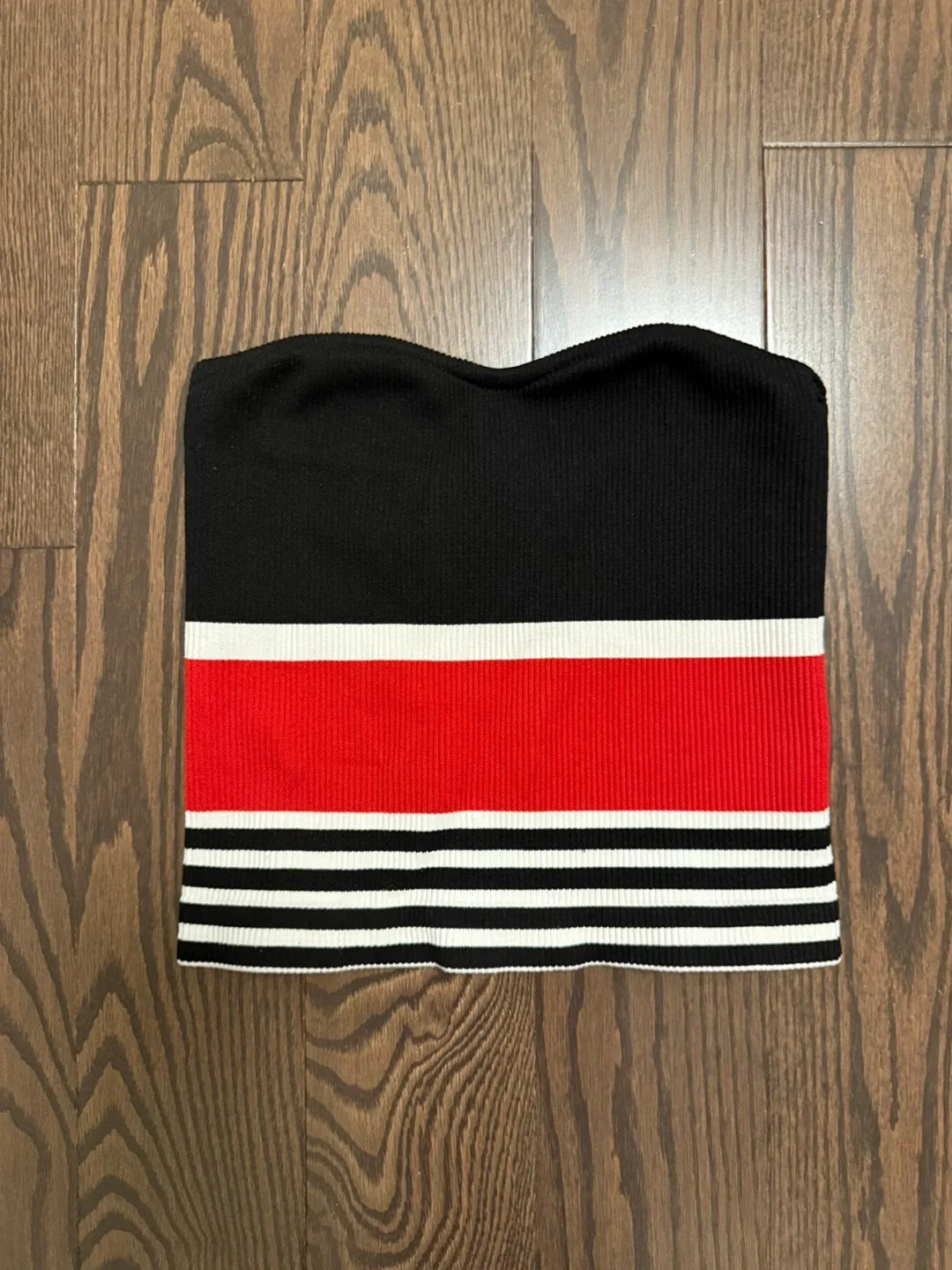 Dynamite XS/S Black Ribbed Tube Top