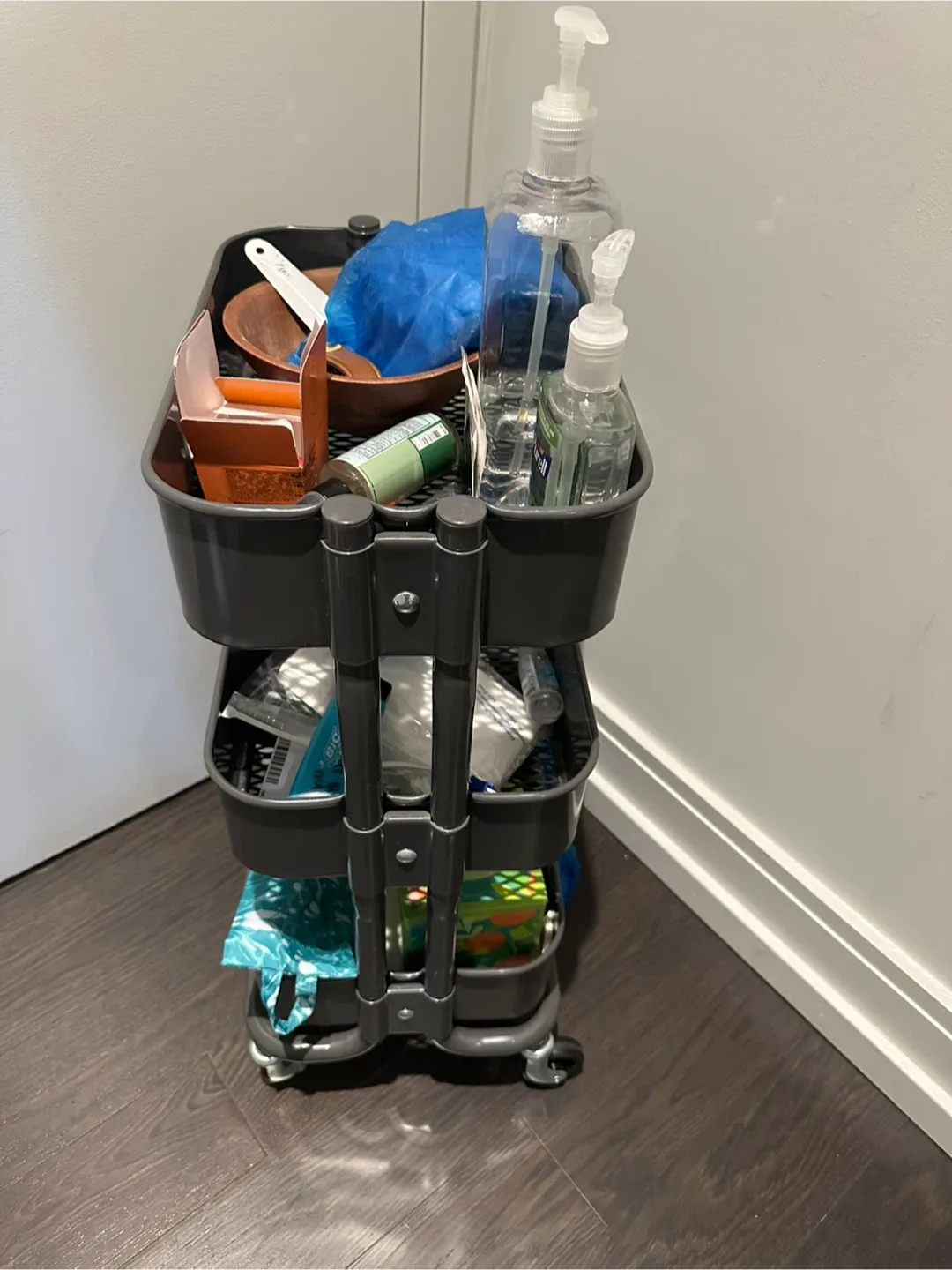 Exclusive Rolling Utility Cart image indicator(2)