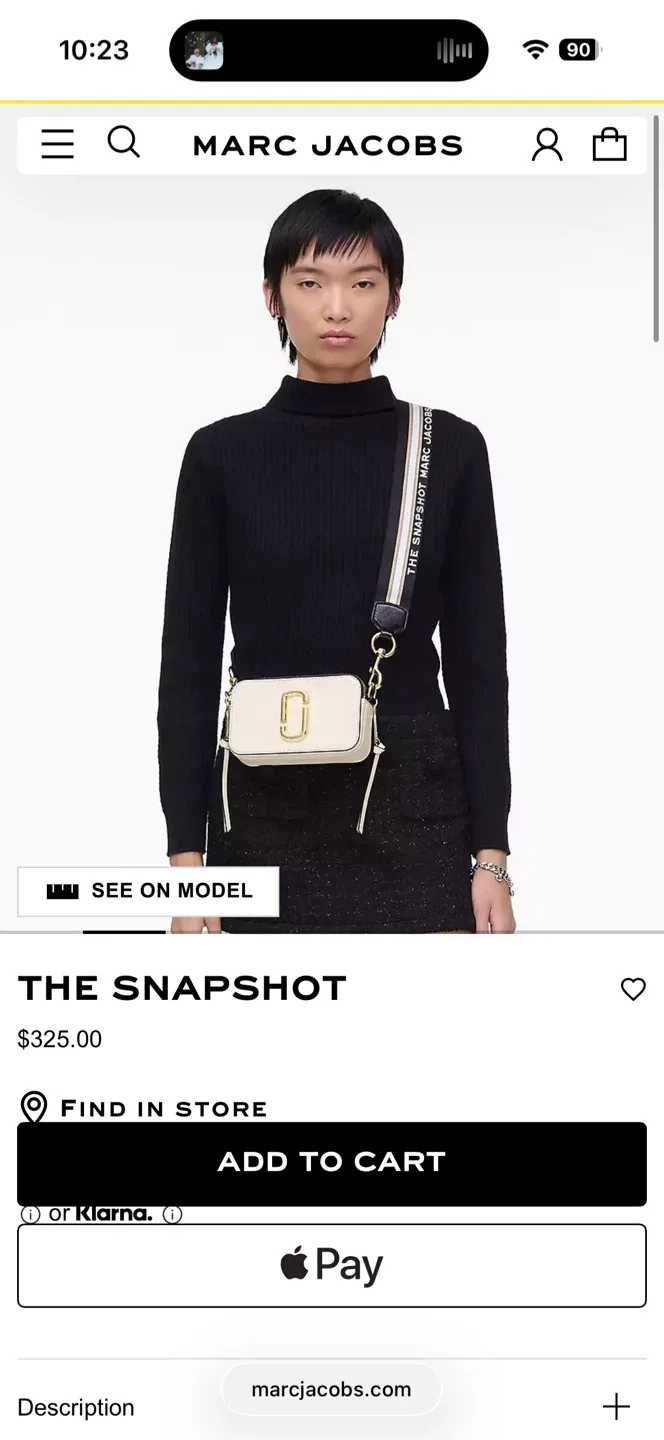 Marc Jacobs Snapshot Camera Bag image indicator(8)