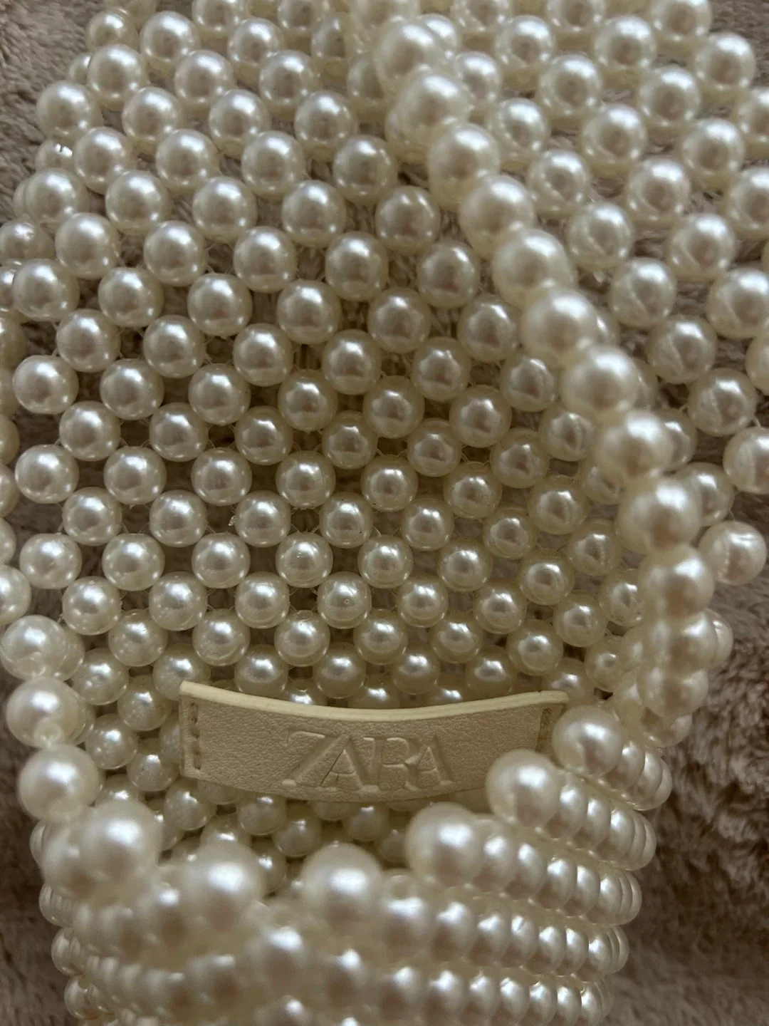 Zara Beaded Pearl Bag image indicator(3)
