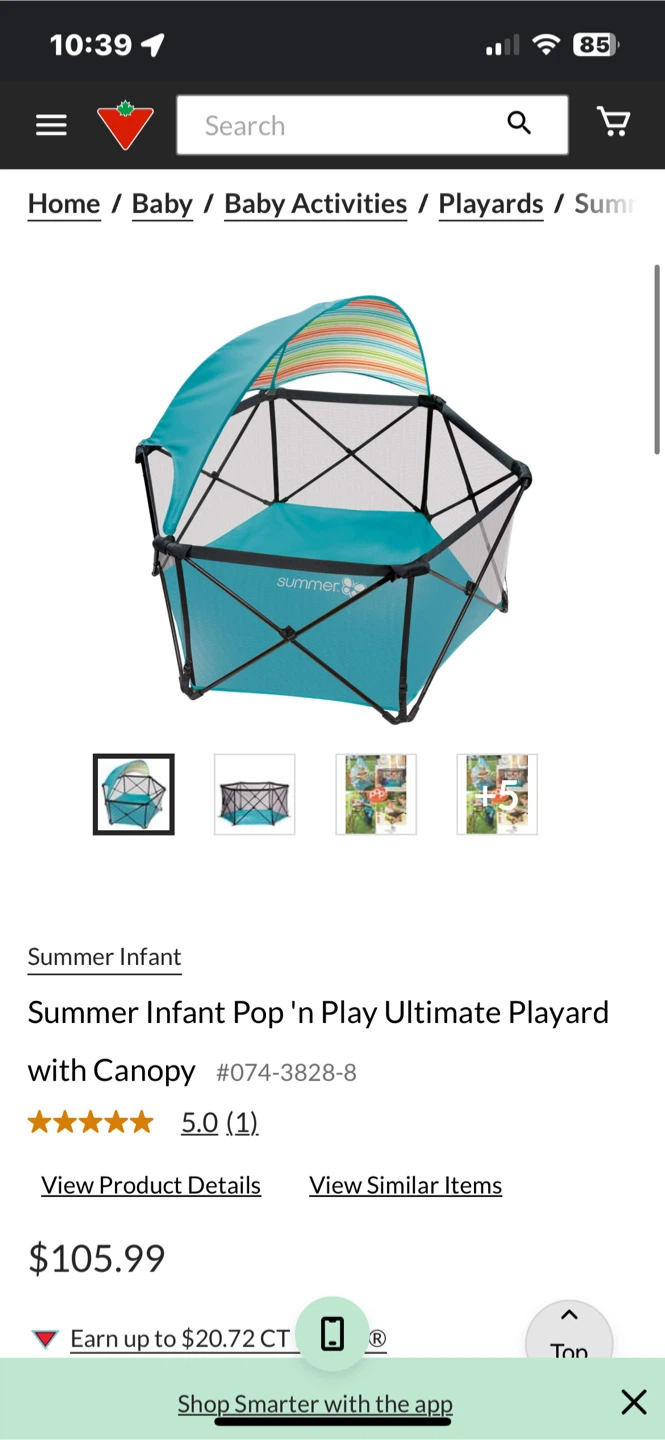 Summer Infant Pop 'n Play Ultimate Playard with Canopy - photo 2