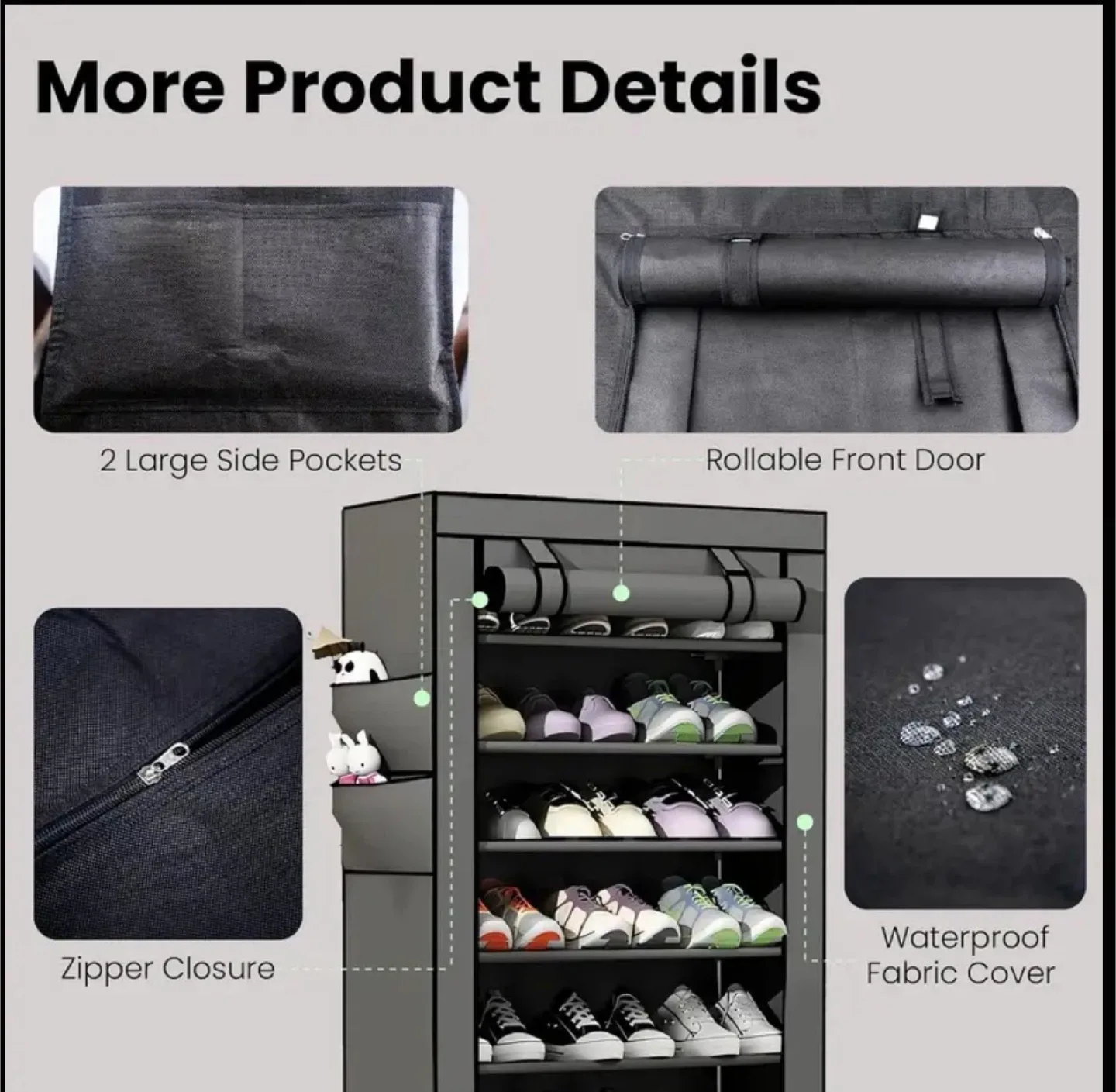 10 layers Shoe Rack Organizer (BRAND NEW IN BOX) image indicator(2)