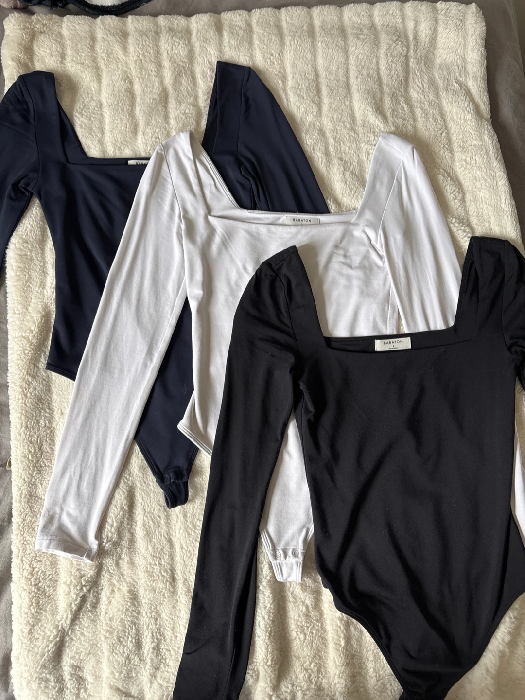 Aritzia Babaton Square Neck Bodysuits