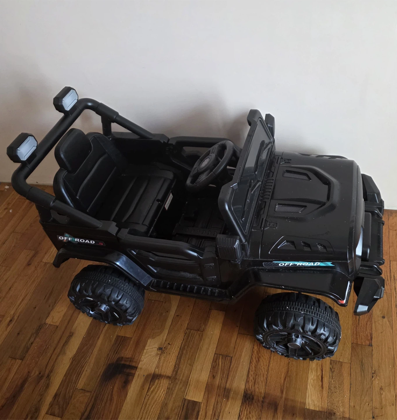 Black Off Road Ride-On Car