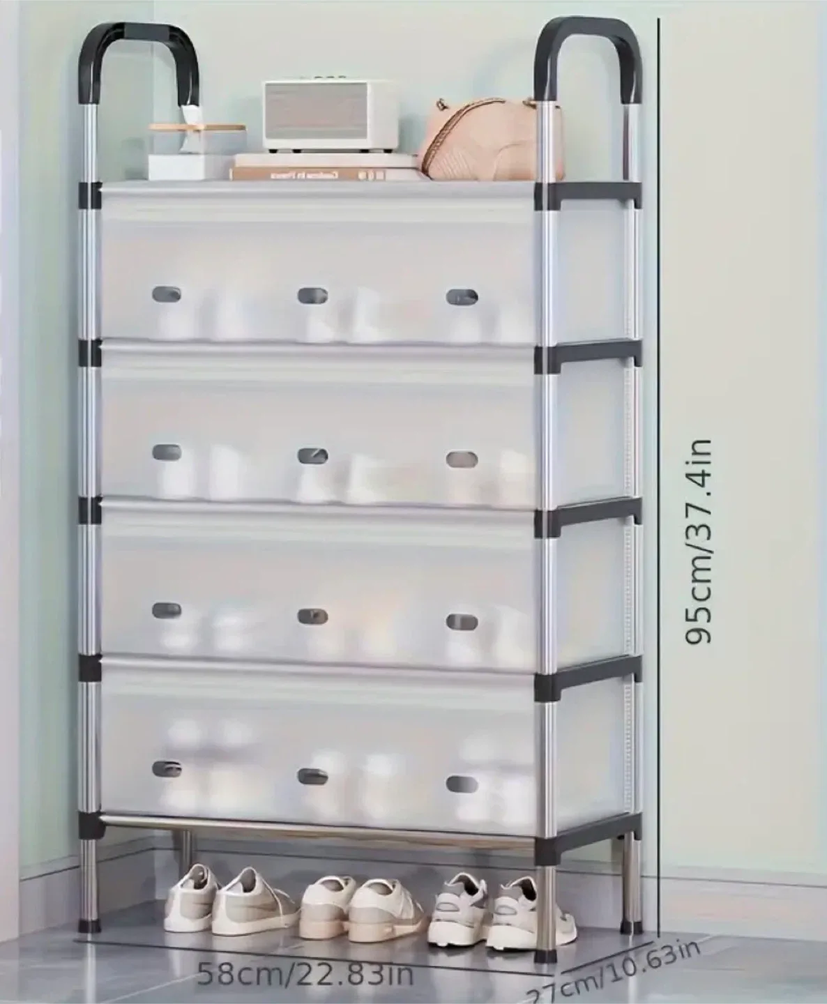 5-Tier Shoe Rack Organizer (Brand new in box) image indicator(4)