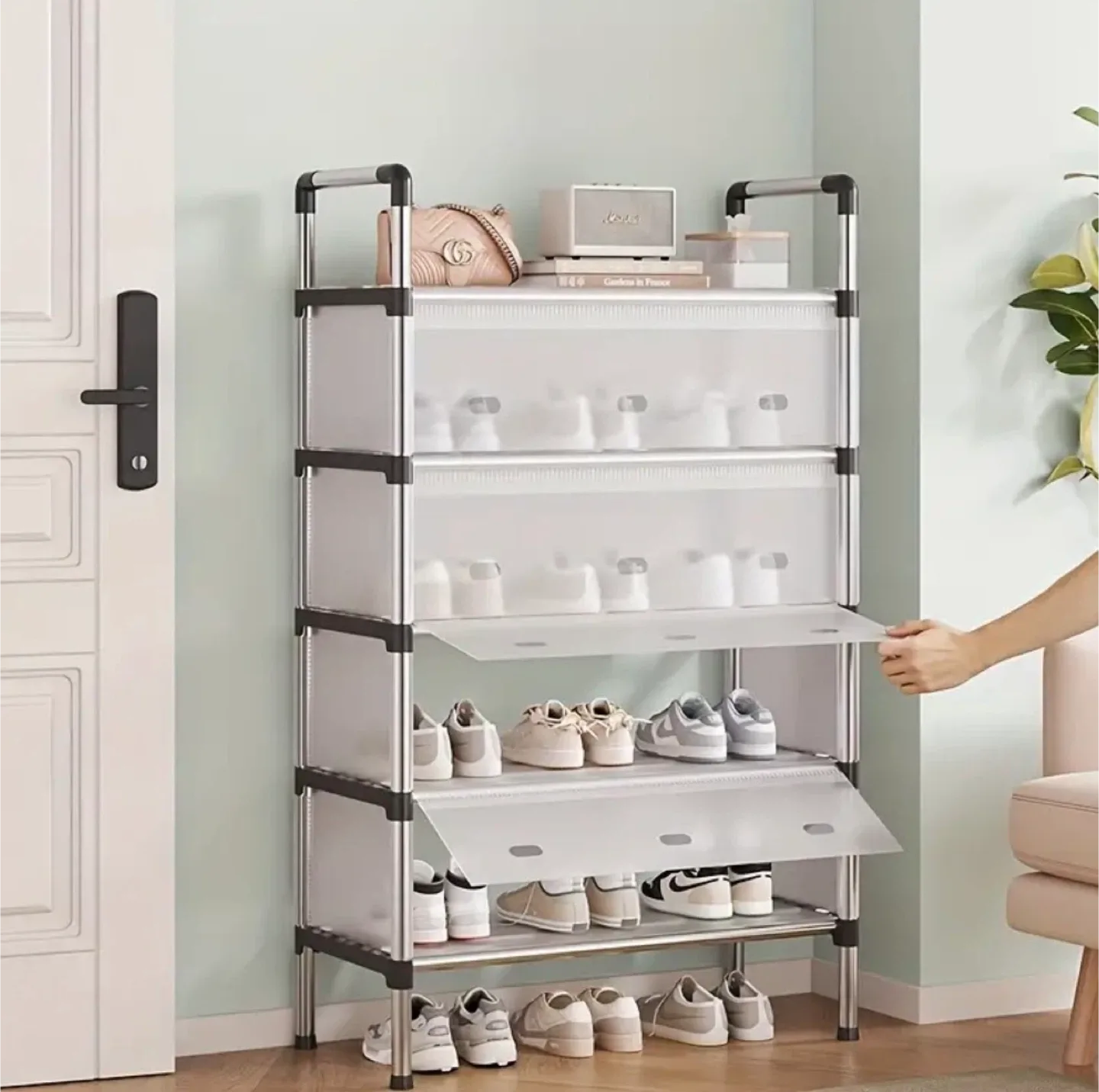 5-Tier Shoe Rack Organizer (Brand new in box) image indicator(2)