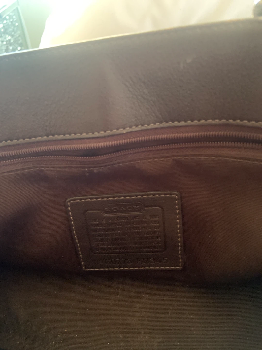 Coach Brown Leather Tote Bag - photo 4
