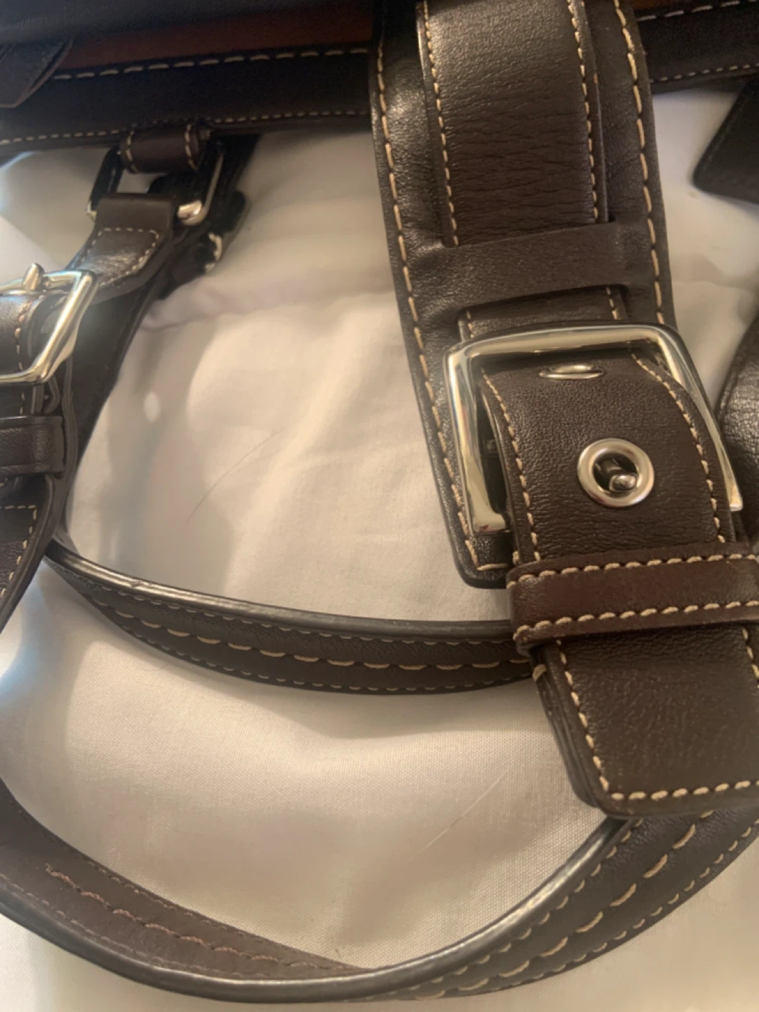 Coach Brown Leather Tote Bag - photo 5