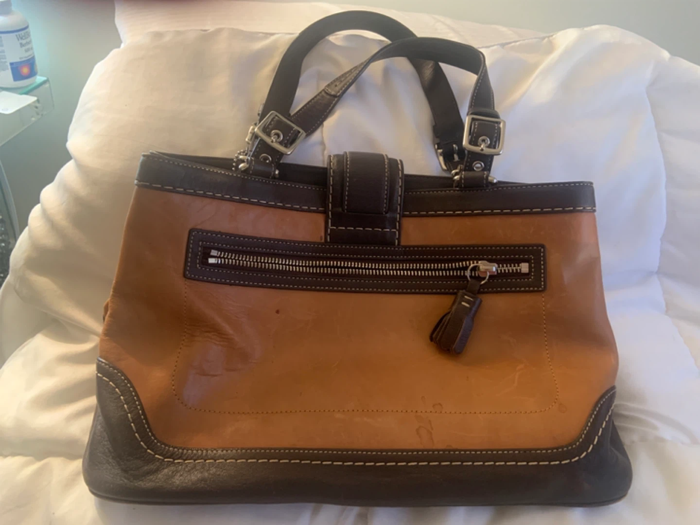 Coach Brown Leather Tote Bag - photo 2