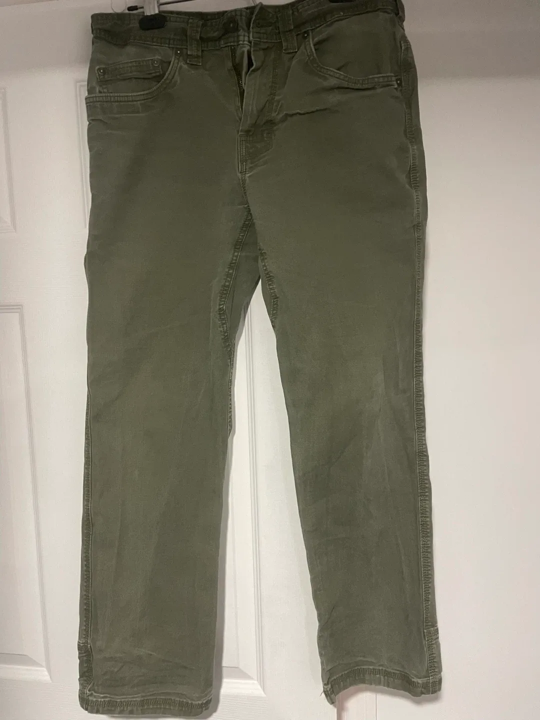 Prana 32WX30L Olive Green Pants image indicator(2)
