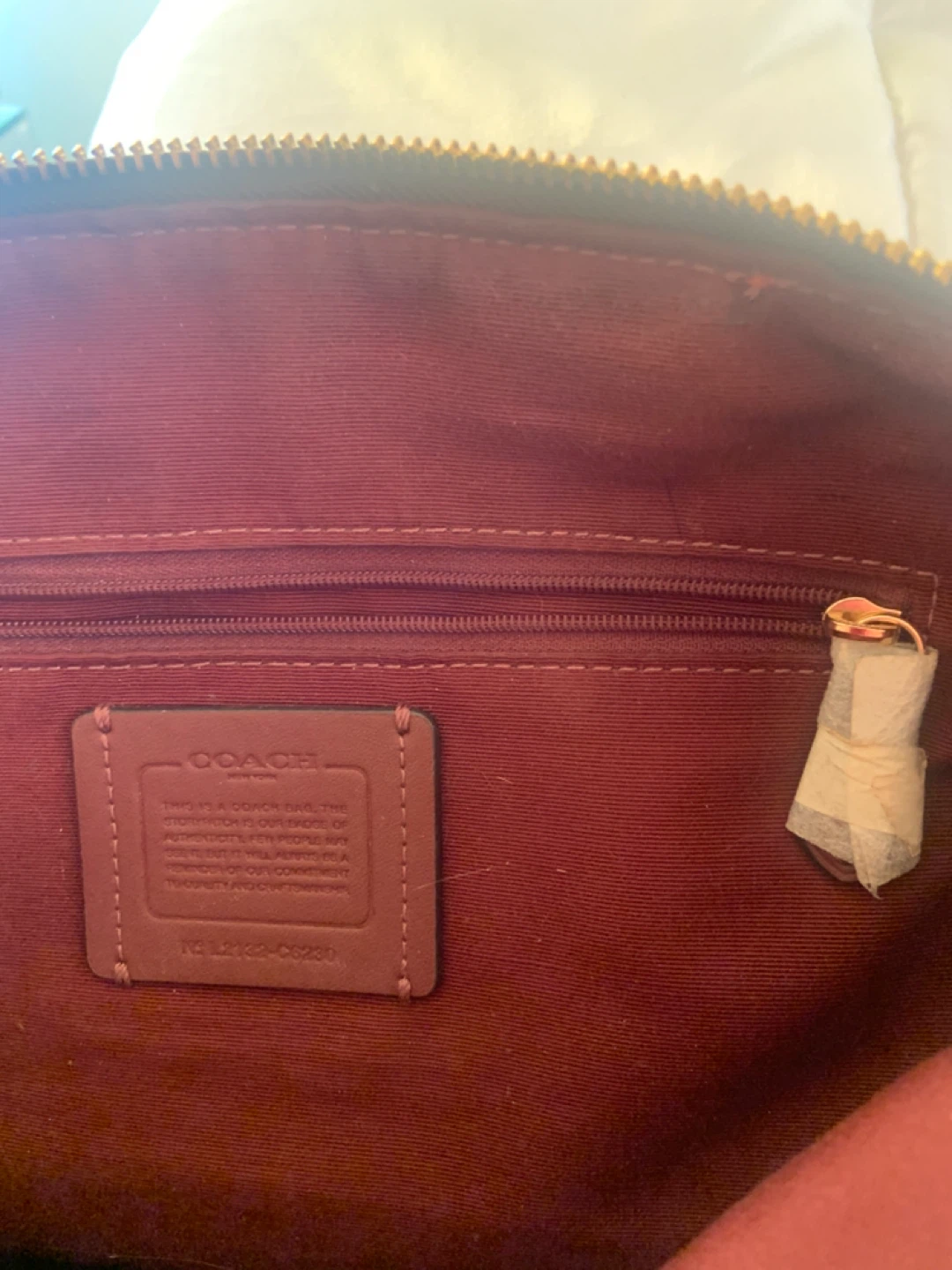 Coach Kelsey Satchel, Red/Brown - photo 4
