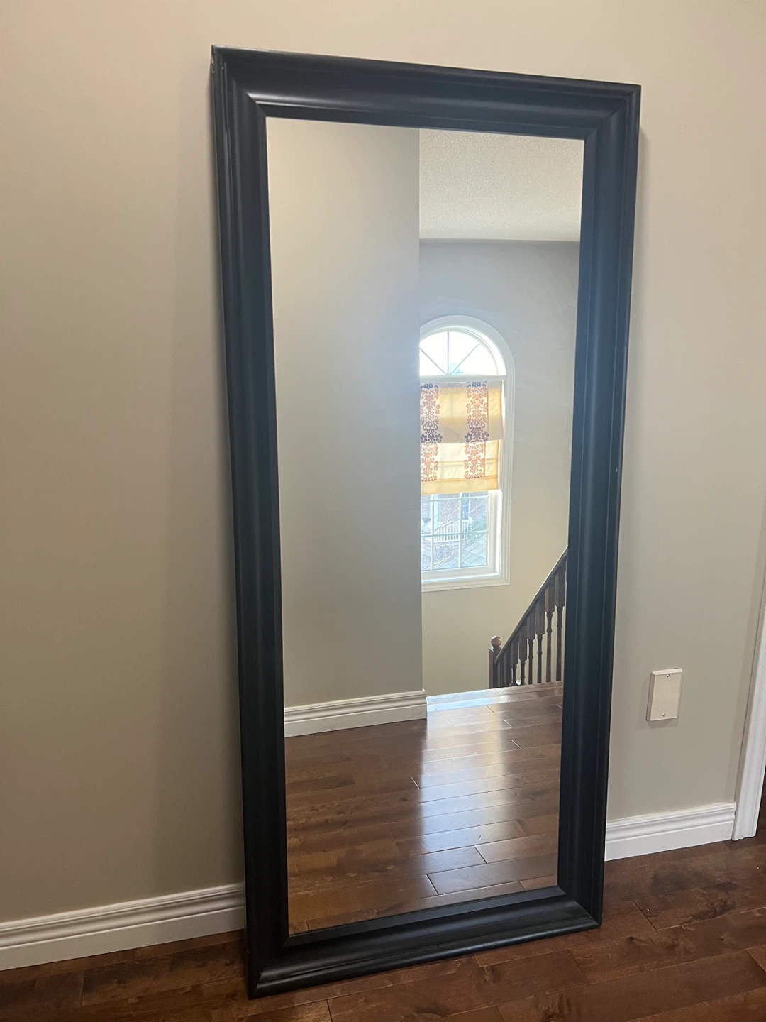 Full Length Black Framed Mirror