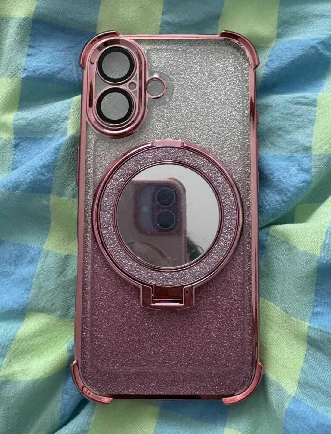 iPhone 16 case with mirror on back) (New)(FREE)