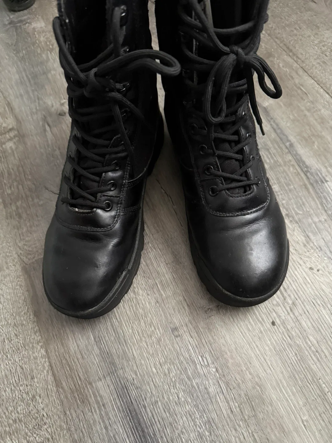 RIELD Black Leather Boots - US Size 7.5 image indicator(3)