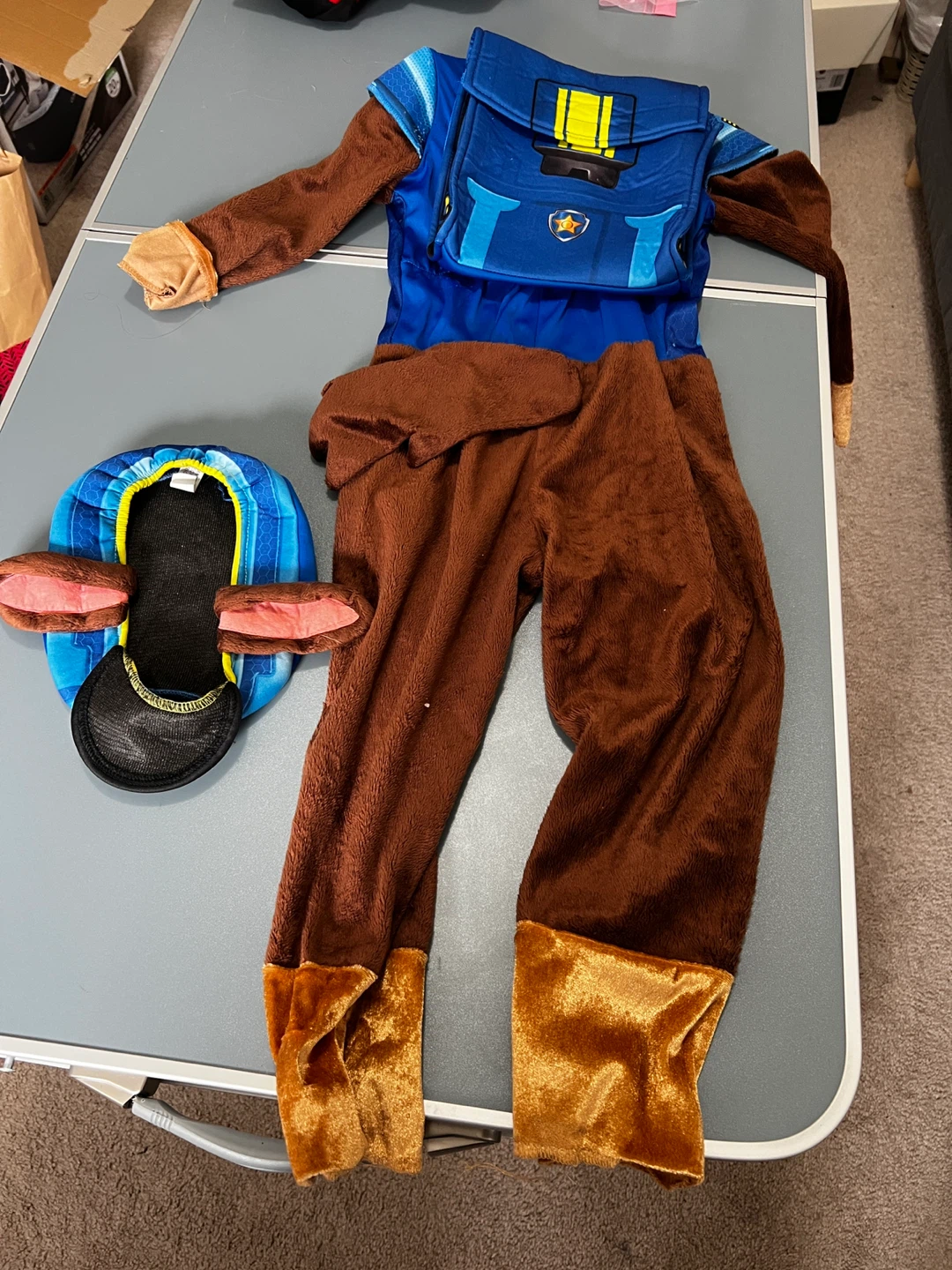 Paw Patrol Chase Costume, includes hat and backpack - photo 2