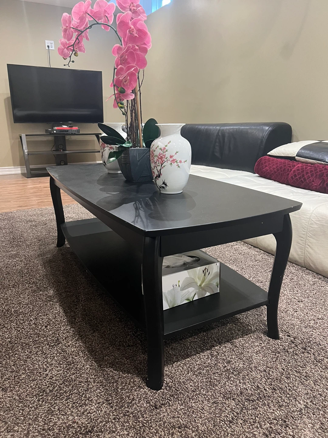 Living Room Coffee Table - Black