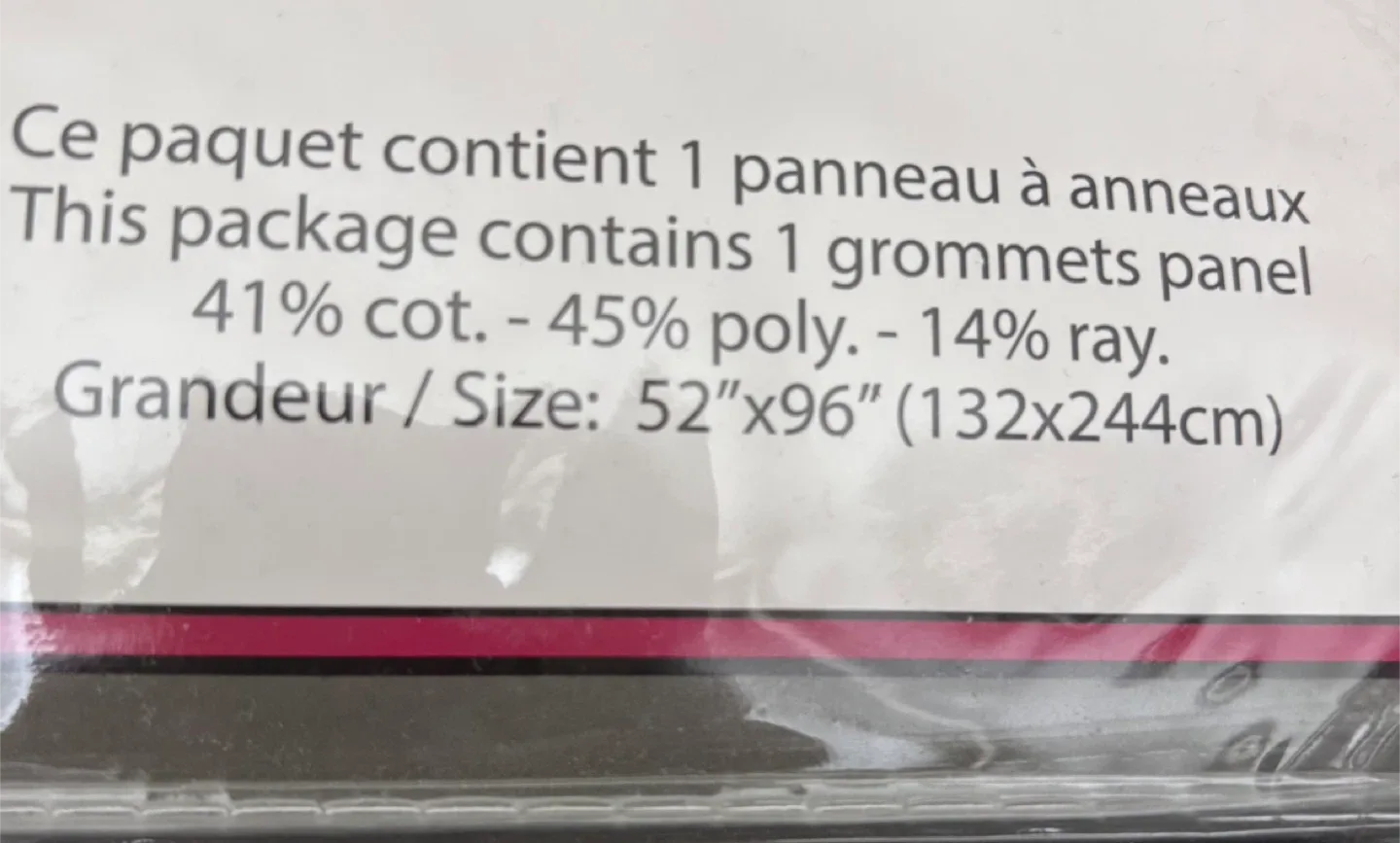 Fabric curtain panel image indicator(3)