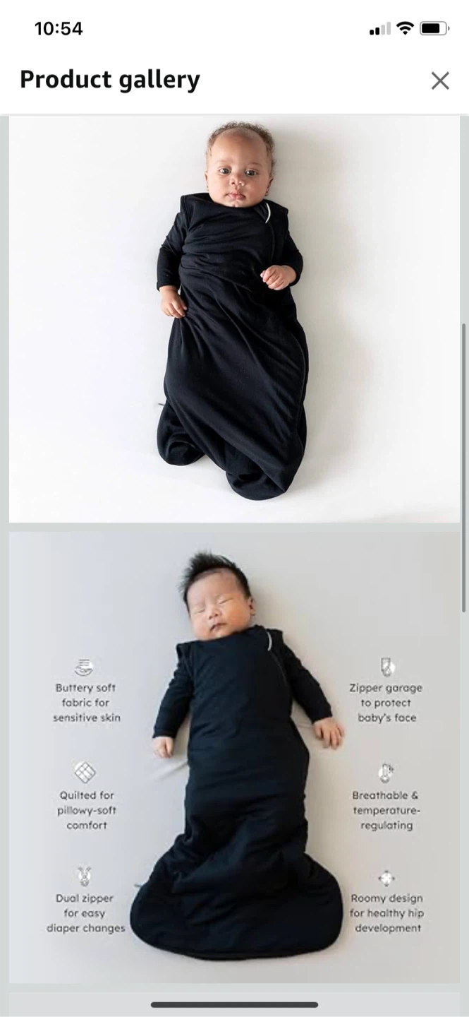 New Kyte Baby Sleep Bag, Medium, Midnight - photo 2