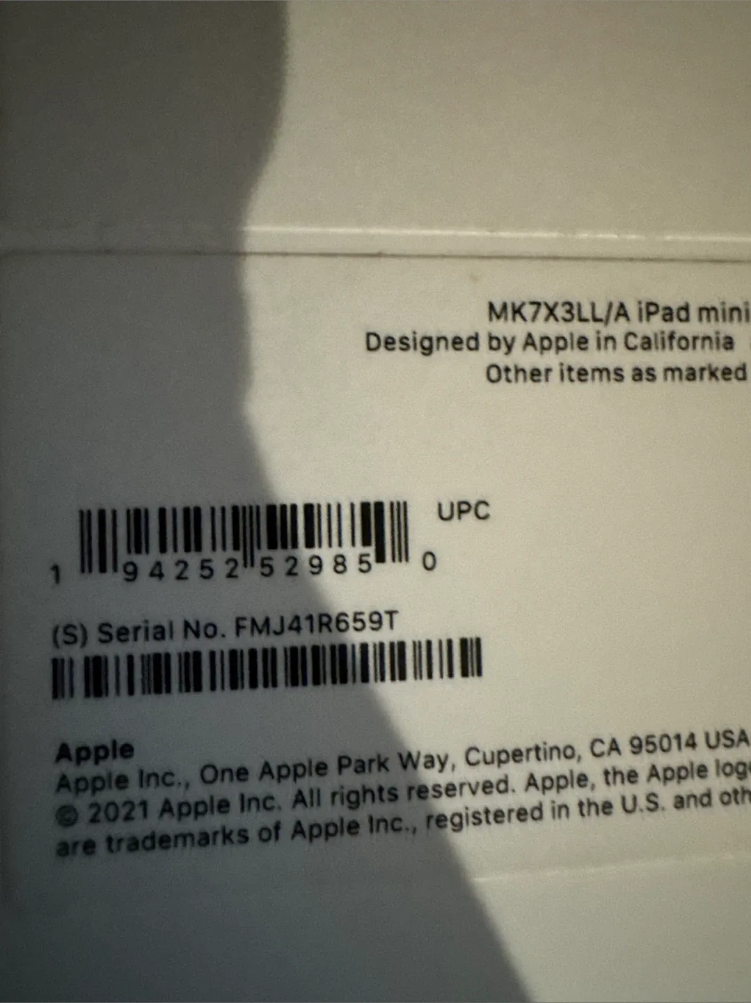 New Apple iPad mini Wi-Fi 256GB Purple image indicator(6)