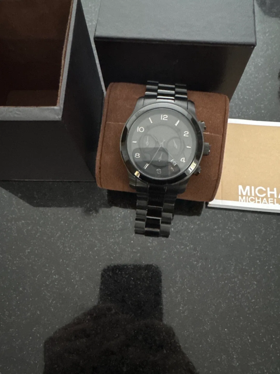 Michael Kors Men's Black Chronograph Watch image indicator(2)