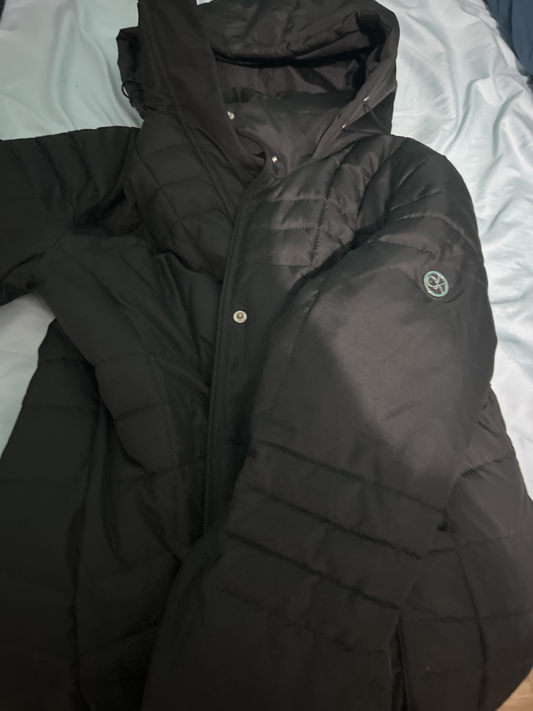 Calvin Klein Black Puffer Coat - photo 2