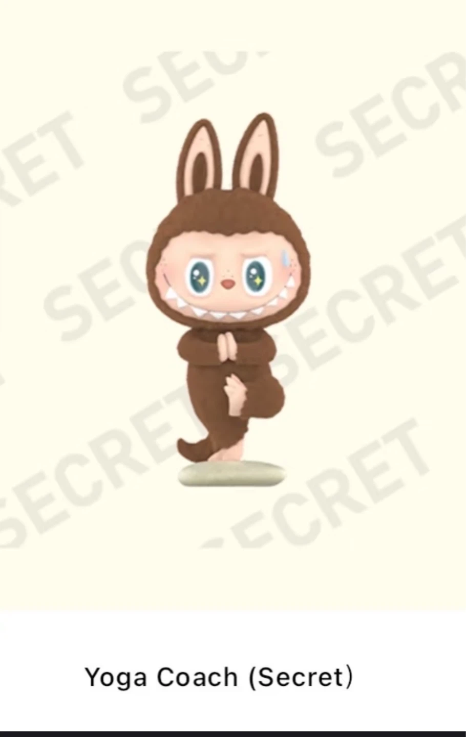 Secret！Labubu Luck & Yoga Coach Figures