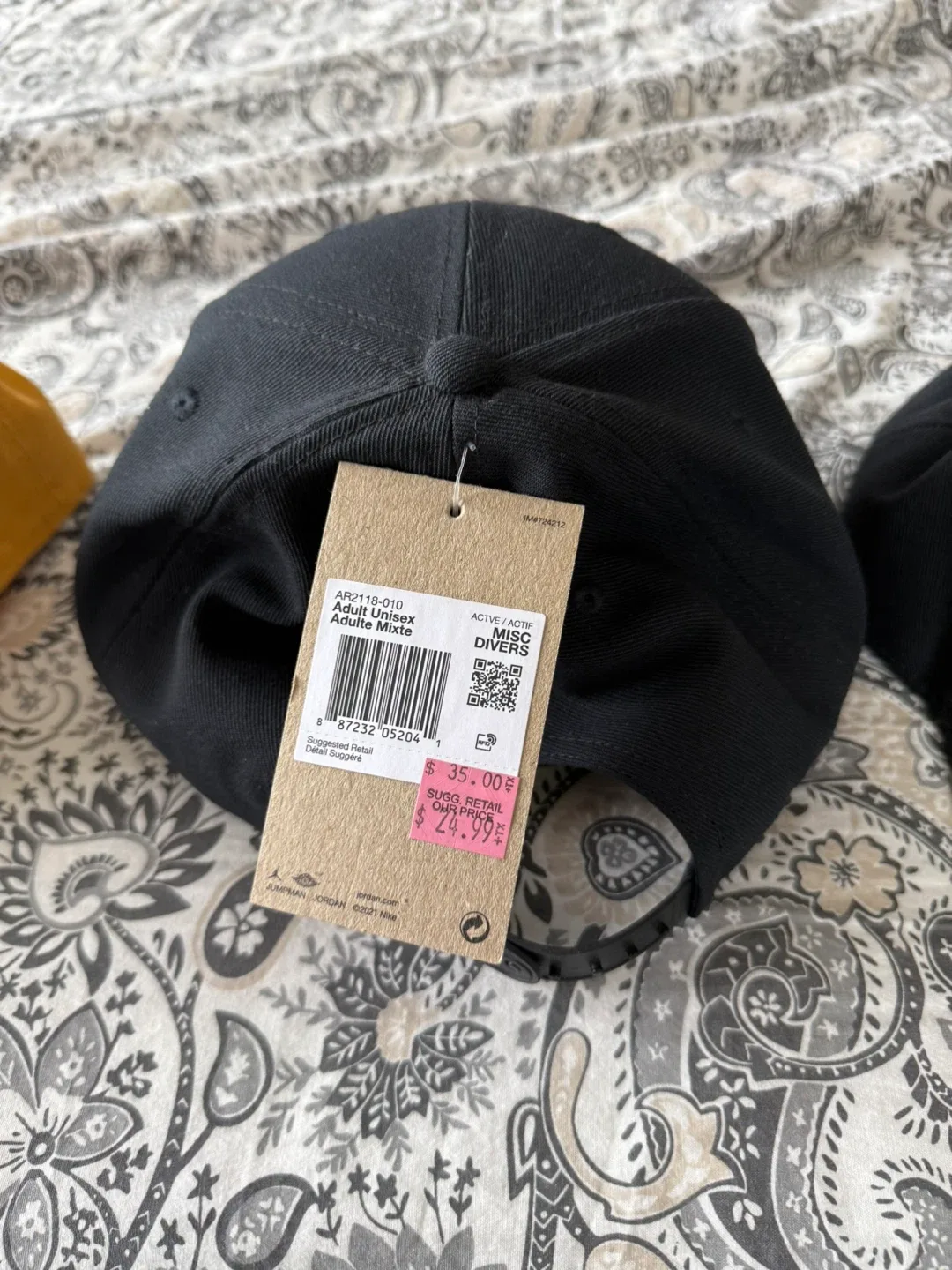 Nike Jordan Pro Black Hat - Unisex image indicator(2)