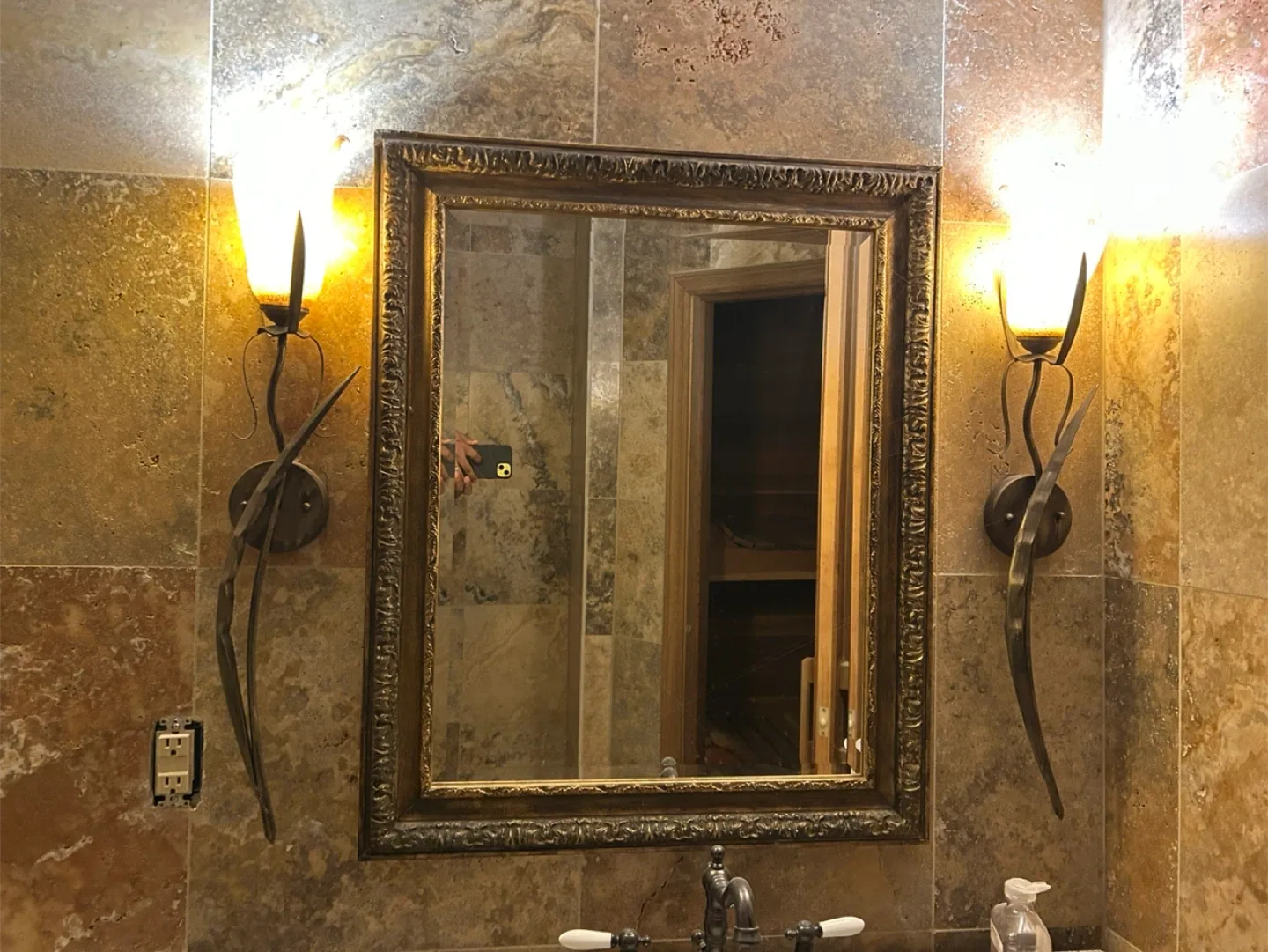 Mirror and side lights