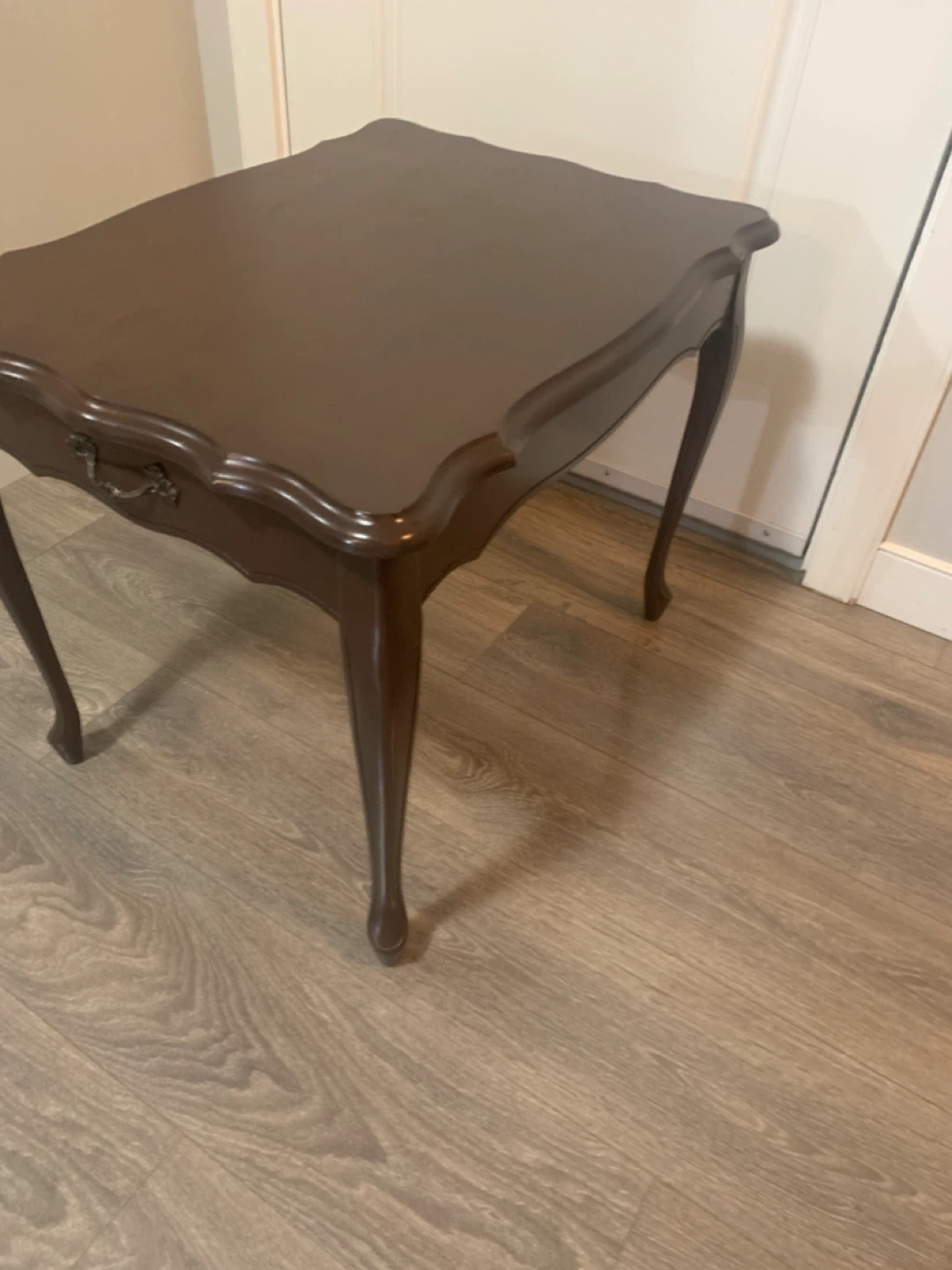 Brown Wooden End Table - photo 4