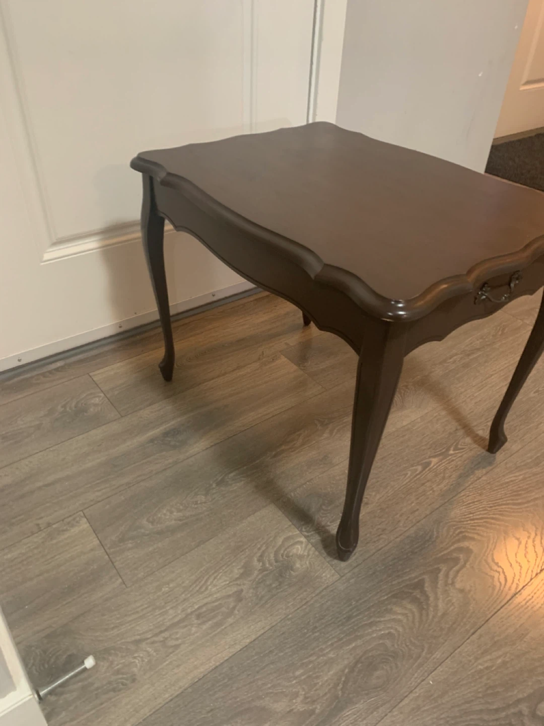 Brown Wooden End Table - photo 3