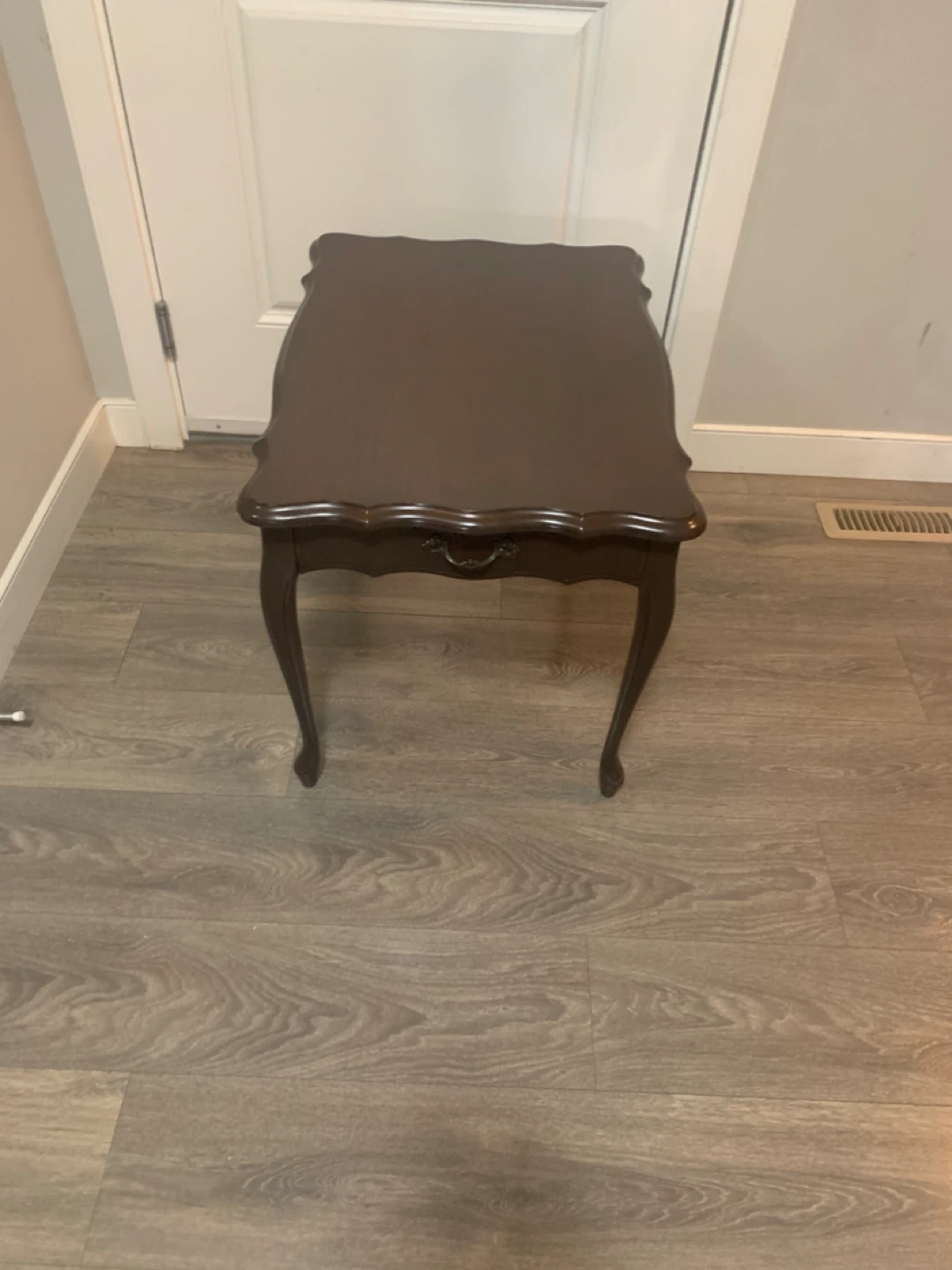 Brown Wooden End Table - photo 2