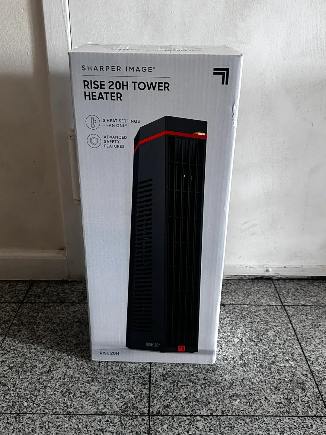 Sharper Image Rise 20H Tower Heater - New in Box!