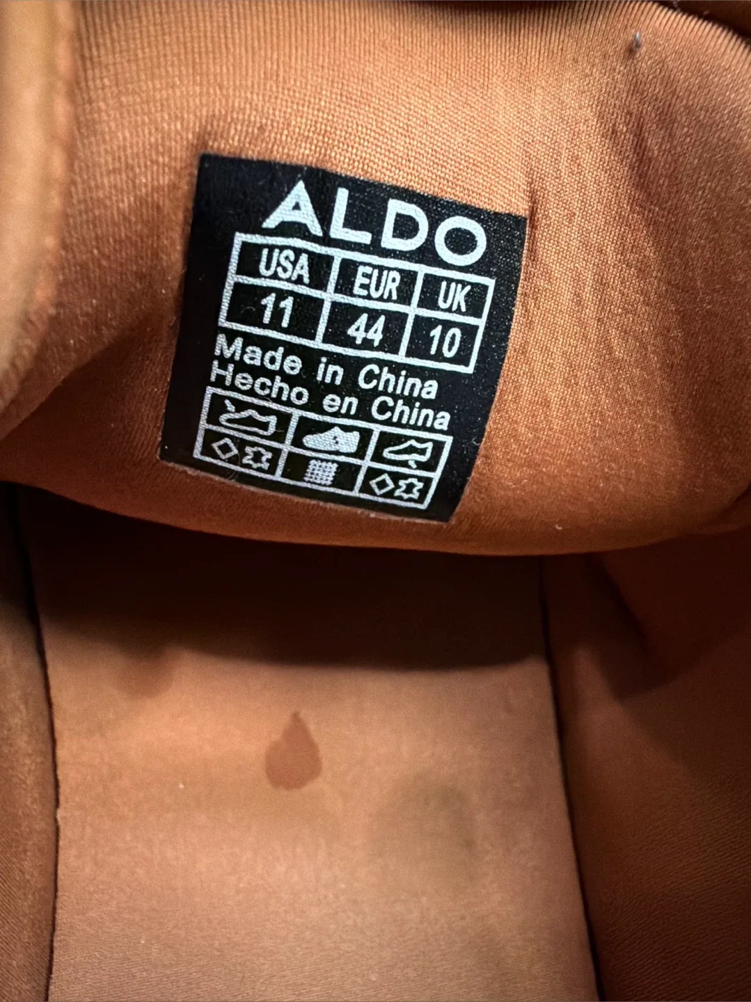 Aldo Brown Leather Sneakers image indicator(6)