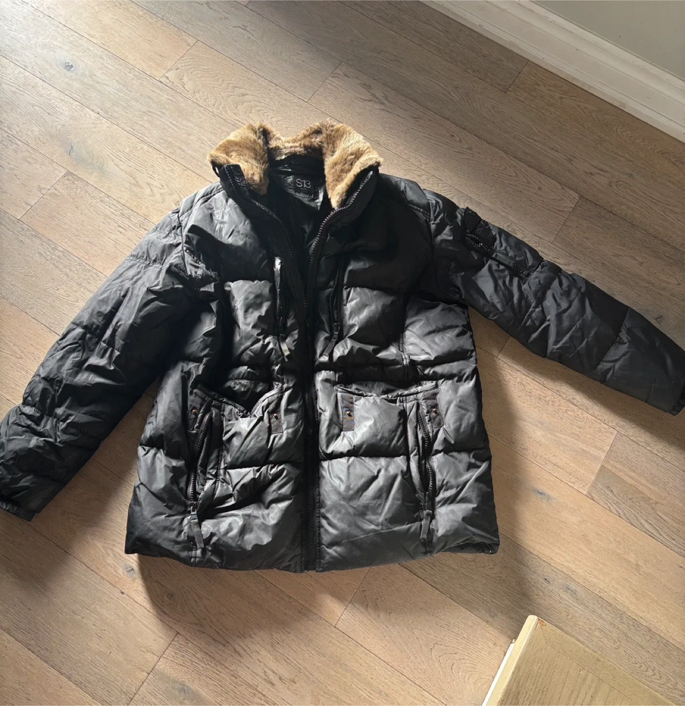 S13 NYC Black Puffer Jacket- Men’s XL image indicator(5)