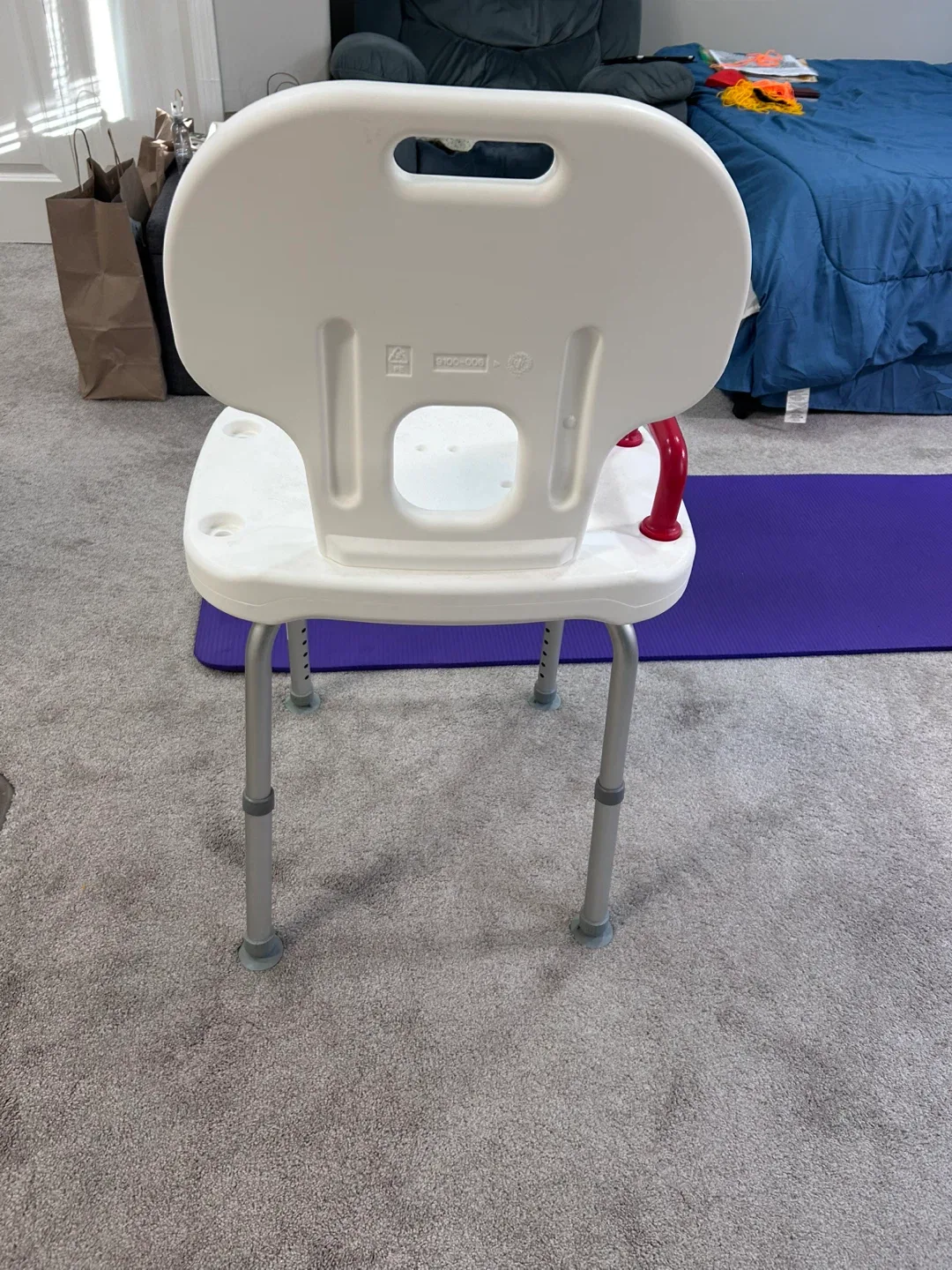 Adjustable Bath/Shower Chair with Backrest image indicator(2)