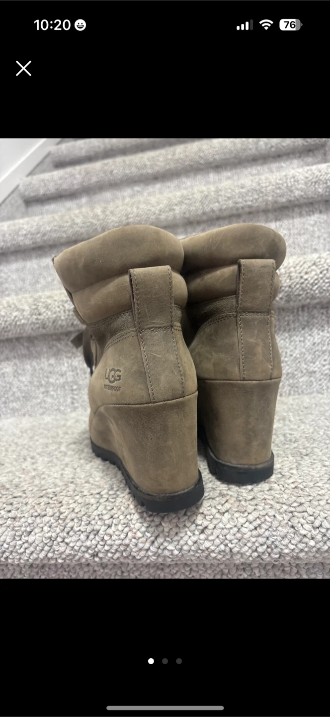 UGG Wedge Heel Boots 7.5