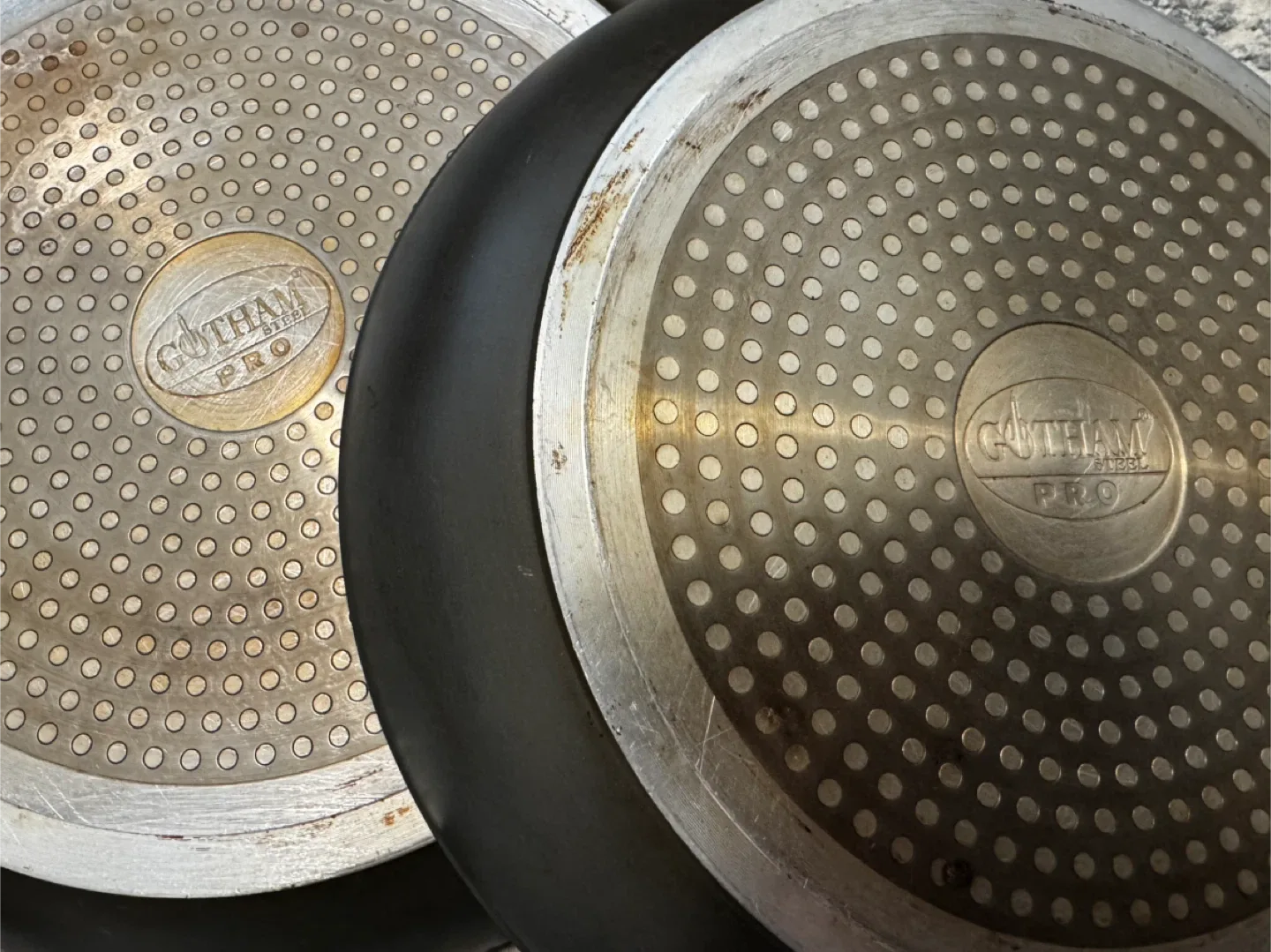 Gotham Steel Pro Frying Pans (2) w/ Lid image indicator(2)