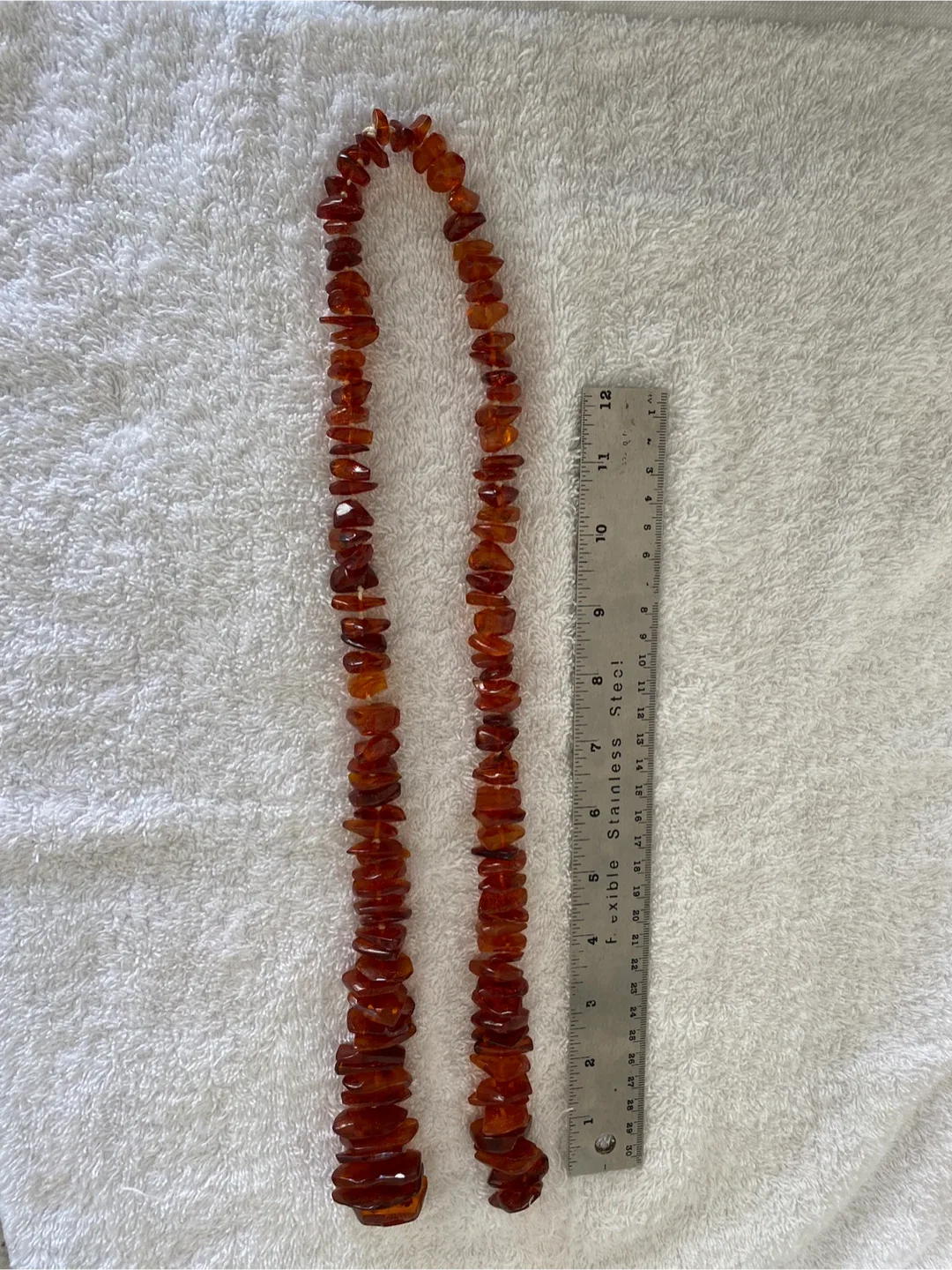 Natural Amber String-Necklace