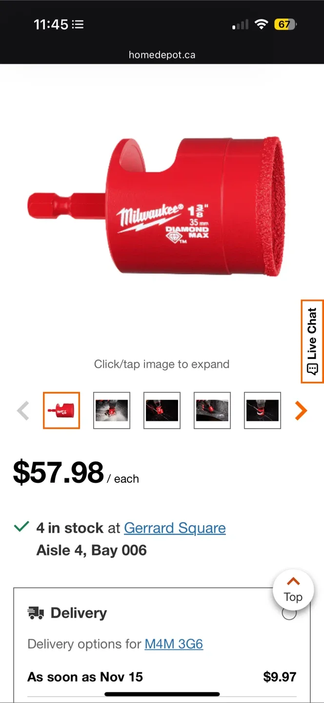 *New* $212+ 4x Milwaukee Diamond Max Hole Saw Set image indicator(5)