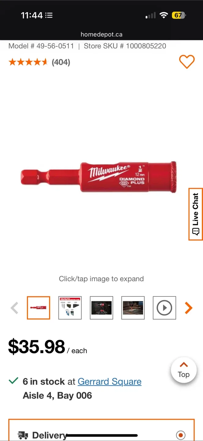 *New* $212+ 4x Milwaukee Diamond Max Hole Saw Set image indicator(2)