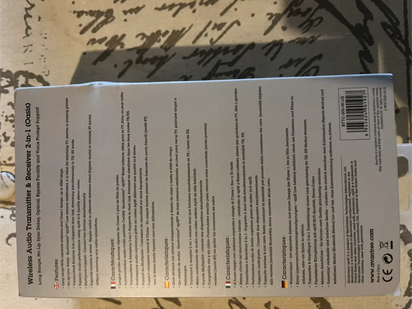 Avantree Oasis Wireless Audio Transmitter & Receiver image indicator(2)