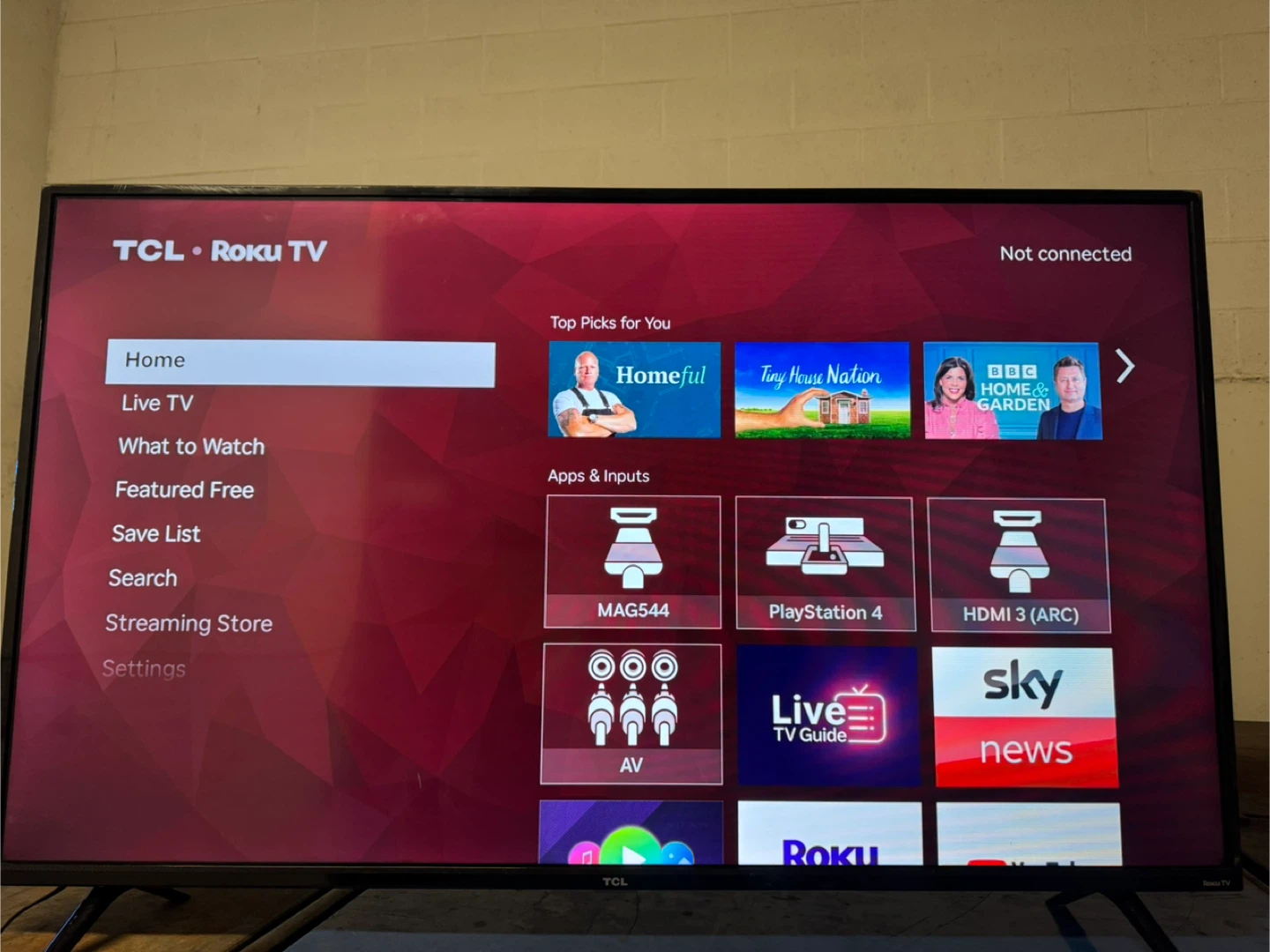 TCL Roku TV 55 inch
