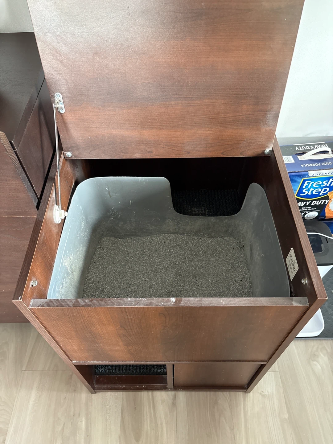 Refined Cat Litter Box - Out of Sight - pawesome furniture - photo 2