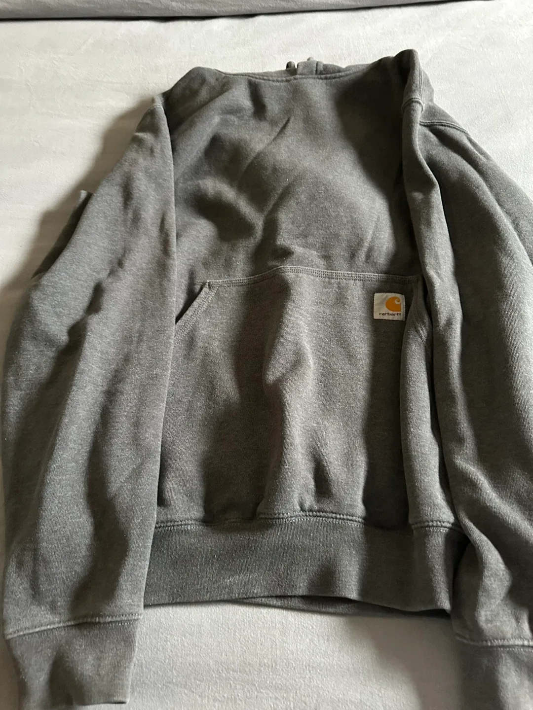 Carhartt Grey Hoodie - Size Small image indicator(2)