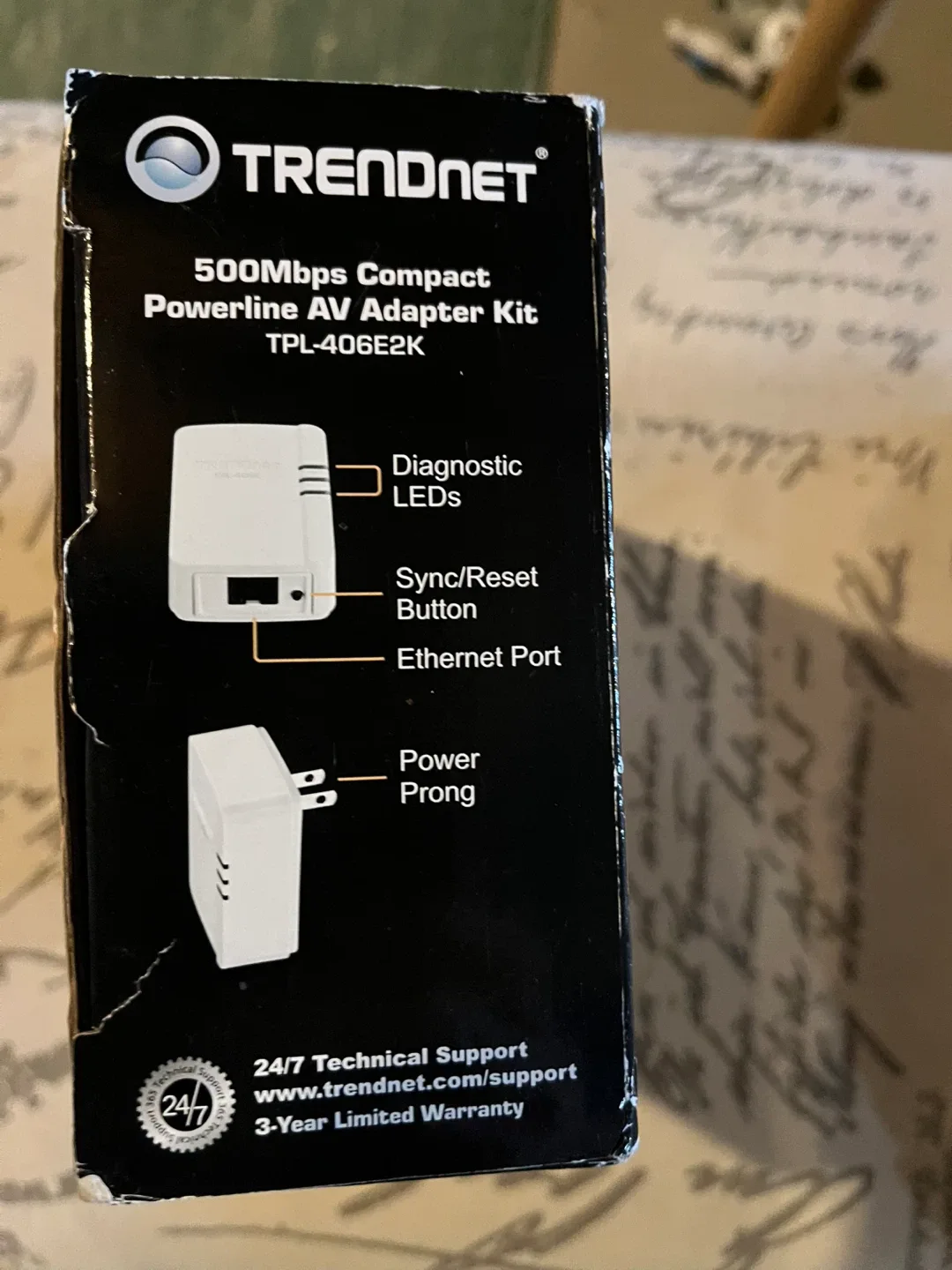 TRENDnet 500Mbps Compact Powerline AV Adapter Kit image indicator(2)