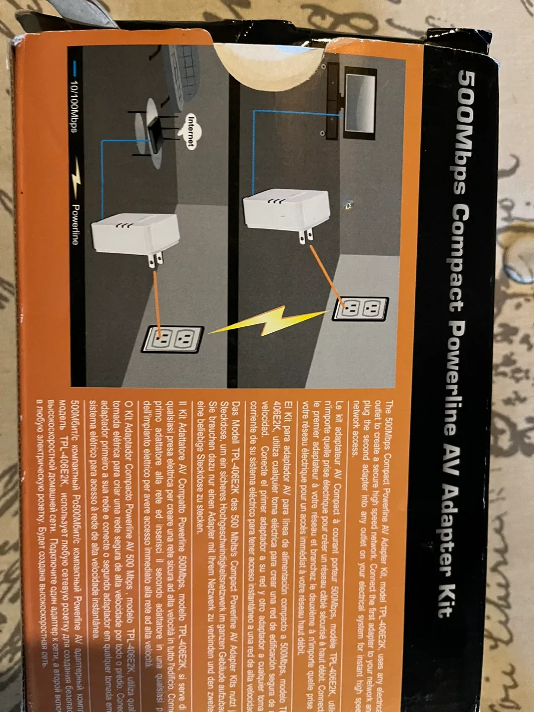 TRENDnet 500Mbps Compact Powerline AV Adapter Kit image indicator(3)