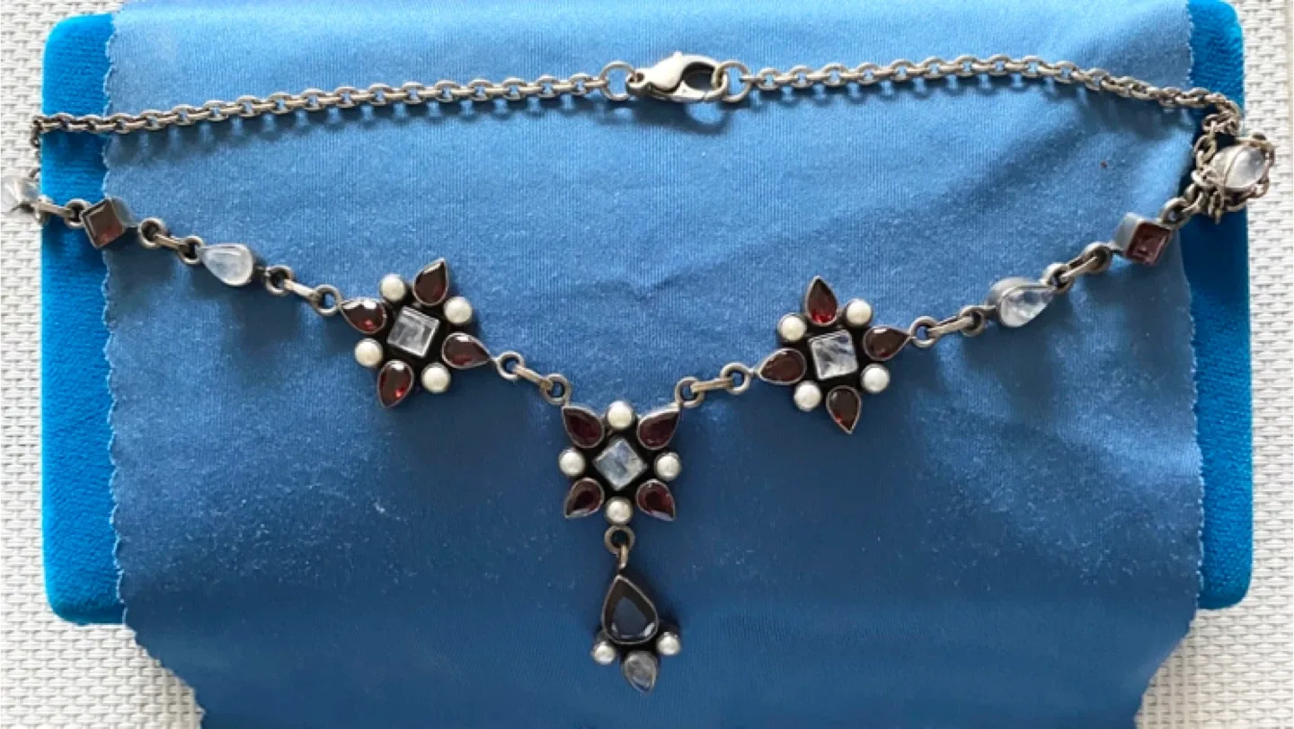 Vintage Style Silver Necklace