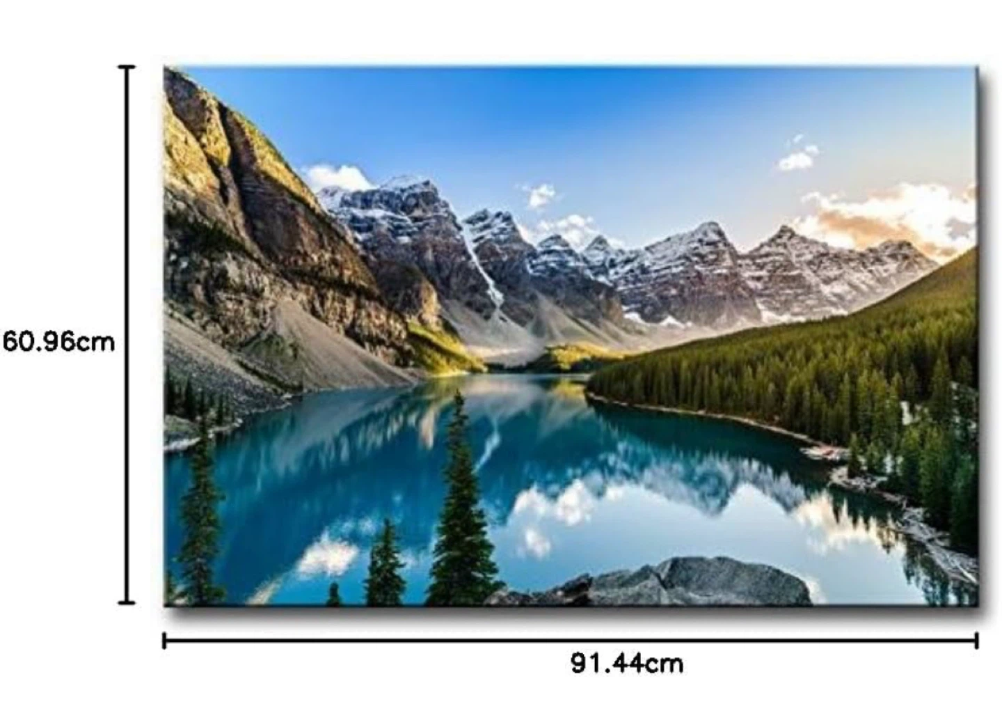 Moraine Lake Canvas Wall Art - photo 4